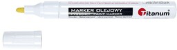 Marker olejowy biały okrągła końcówka Titanum 100330