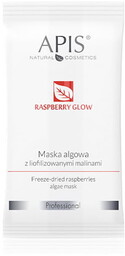 APIS Raspberry glow, Maska algowa z liofilizowanymi malinam