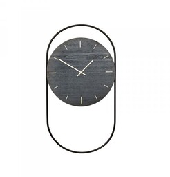 Andersen Furniture A-WALL Drewniany Zegar Ścienny w Metalowej