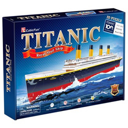 CUBIC FUN Puzzle 3D Statki Titanic Duży T4011H