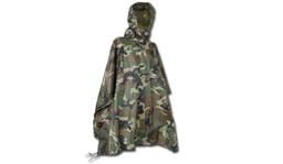 Ponczo Mil-Tec US - RipStop - Woodland -