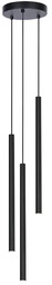 Lumes Czarna lampa wisząca sople - S812-Skira