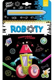Aksjomat Zdrapywanka z rysikiem Drap Drap! Roboty (twarda