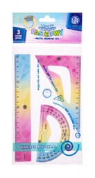 Zestaw geometryczny 20cm 3el Pastel Flexi Astra AS424022001-68661