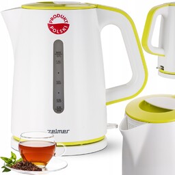 Czajnik Elektryczny Zelmer Bezprzewodowy Polski Wytrzymały 1,7L 2200W