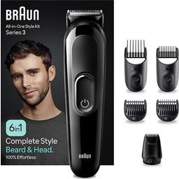 Trymer do brody BRAUN MGK3420 - czarny precyzyjne