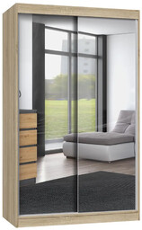 Elior Szafa przesuwna z 2 lustrami 120 cm