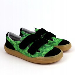 Barefoot Mazurek buty dziecięce Rzepy Minecraft zielone r.