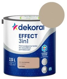 DEKORAL Farba EFFECT 3in1 karmelowy 2,5L