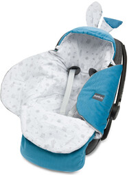 Kocyk samochodowy , ocean blue