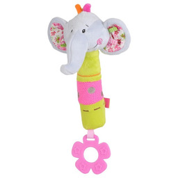 1193 ZABAWKA SŁONIK PISZCZEK-GRYZAK BabyOno