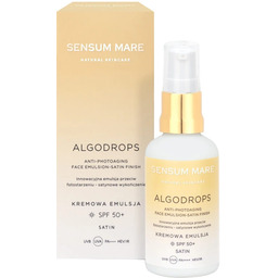 Sensum Mare AlgoDrops Satin SPF 50+/PA++++ Emulsja ochronna