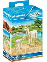 Playmobil, Family Fun, Alpaka z młodym zoo, 70350