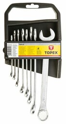 TOPEX Zestaw kluczy płasko-oczkowych 35D374 (8 elementów)