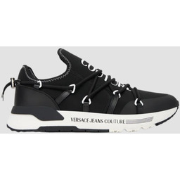 VERSACE JEANS COUTURE Czarne męskie sneakersy Fondo Dynamic