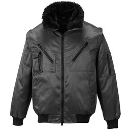 PORTWEST PJ10 KURTKA PILOT; CZARNY