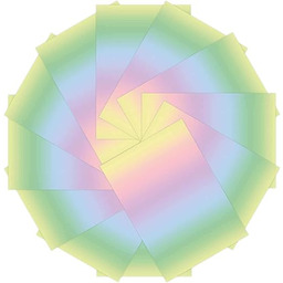 URSUS 5014699 karton fotograficzny w kolorach tęczy, pastelowy,