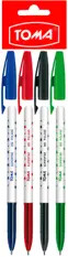 Długopisy Superfine 4 kolory - TOMA