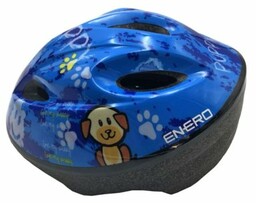 ENERO Kask rowerowy Puppy Niebieski dla Dzieci (rozmiar