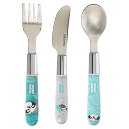 Canpol Babies Zestaw sztućców ze stali nierdzewnej Exotic