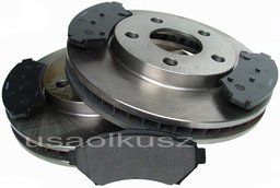Tarcze 278mm + klocki hamulcowe przednie Buick LeSabre