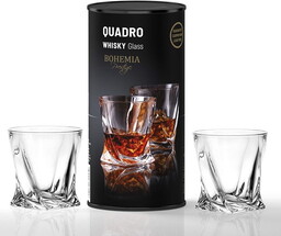 Pl Bohemia Prestige Quadro Szklanka Whisky Tuba 2x