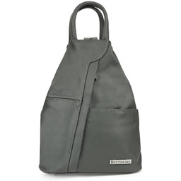 Plecak damski skórzany BELTIMORE szary Q60