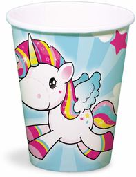Folat - Kubki jednorazowe Unicorn 250 ml -