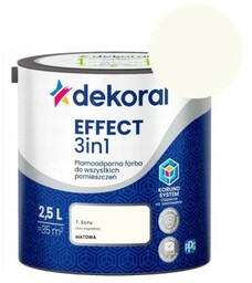DEKORAL Farba EFFECT 3in1 ecru 2,5L