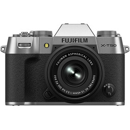 Fujifilm Bezlusterkowiec X-T50 srebrny + Fujinon XC 15-45/3.5-5.6