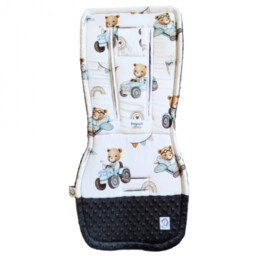 Bonjour Cherie Wkładka dwustronna do wózka bambusowa 5-punktowa