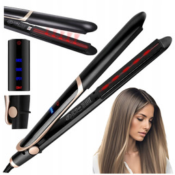 Prostownica do Włosów Jonizacja Podczerwień 2w1 Kręci Włosy