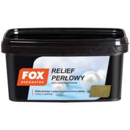Masa cienkowarstwowa RELIEF PERŁOWY GREEN 1 kg FOX