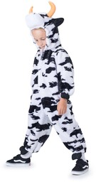 Dress Up America Unisex dzieci pluszowa krowa odgrywanie