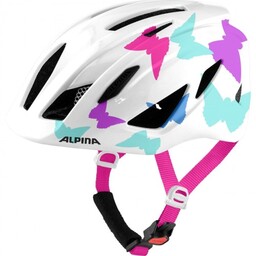 ALPINA Kask rowerowy PICO biel perłowa motyle połysk