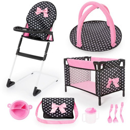 Bayer Design, Łóżeczko turystyczne, krzesełko do karmienia