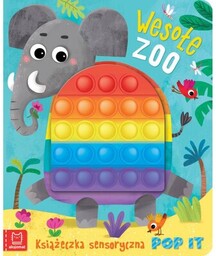 Aksjomat Książka sensoryczna z Pop It Wesołe zoo