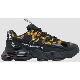 VERSACE JEANS COUTURE Czarne męskie sneakersy Fondo Nomo