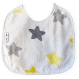 AKUKU Śliniak wiązany mały Gwiazdki A1640