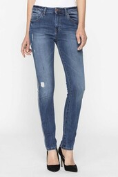 Jeansy mod.762 STRETCH - niebieski