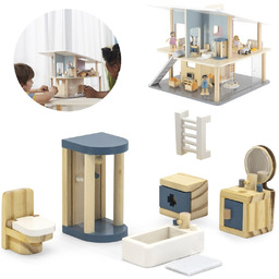 Viga Toys VIGA PolarB Zestaw Mebelków do Domku