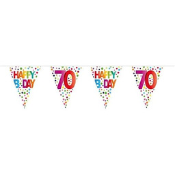 Folat - Girlanda na 70 urodziny Happy Bday