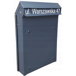 Skrzynka Pocztowa Na Listy Przelotowa A-4 Napis