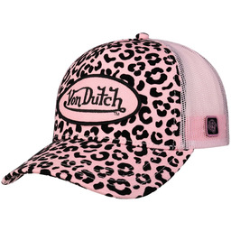 Czapka Trucker Leo Front by Von Dutch, różowy,
