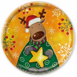 Egan Italy Talerz (31 cm) Renna Natale