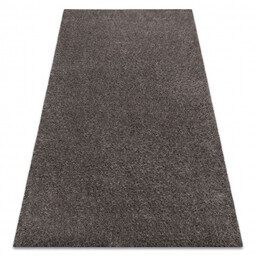 Dywan BUENOS 6646 shaggy jednolity, jednokolorowy szary 60x100