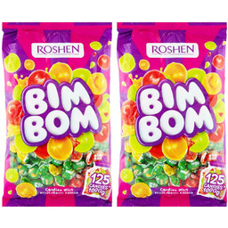 zestaw 2x Cukierki Bim Bom Roshen landrynki