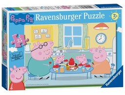 RAVENSBURGER Puzzle Świnka Peppa Deser 8628 (35 elementów)