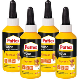 Klej do drewna PATTEX Express, 4 szt. -
