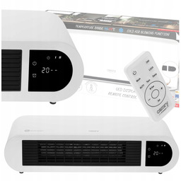 Kurtyna Powietrzna Grzejnik Elektryczny Termowentylator 2000W Zimny Nawiew